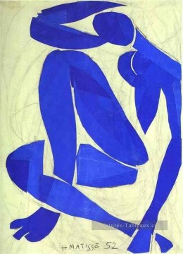 Abstraite et décorative œuvres - Bleu Nu IV Fauvisme